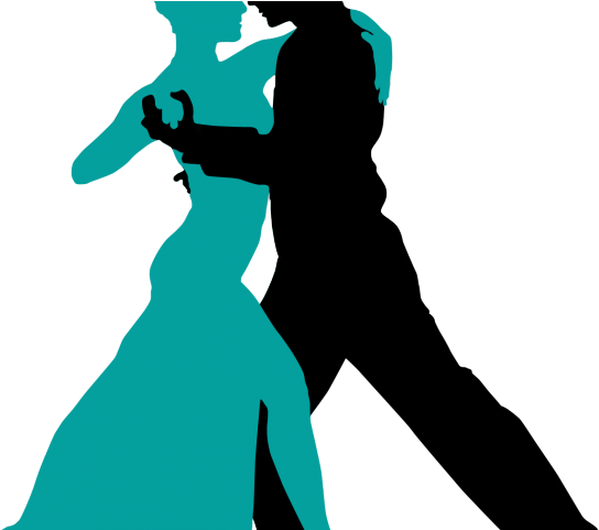 Silhouettes Clipart Ballroom Dancing - Couples Dancing Silhouettes Png (640x480)