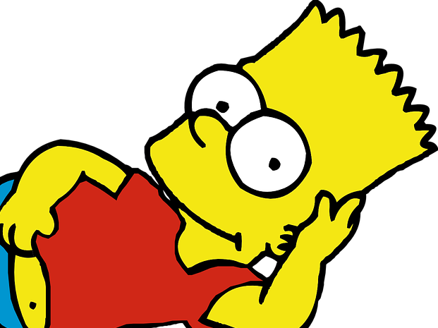 Photo Courtesy Of Pixabay - Bart Simpson Transparent Drinking (621x465)