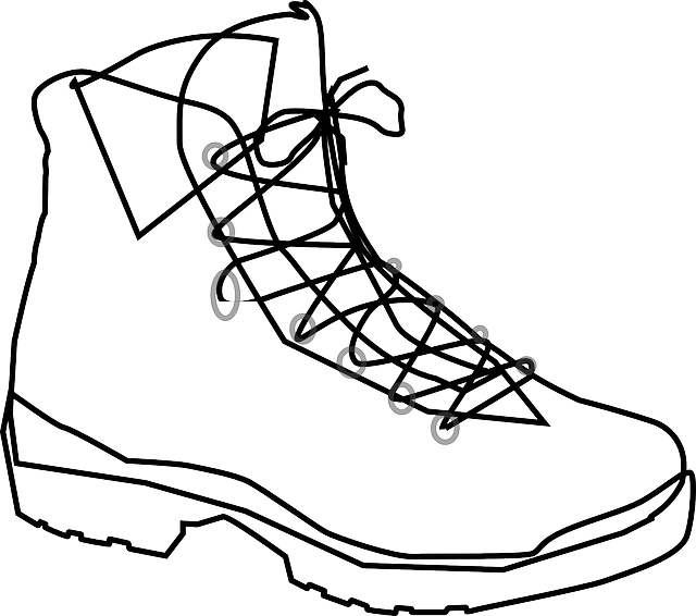 These Doc Martens Have Been Trouble From The Start - Hiking Boots Clipart Black And White (640x566)