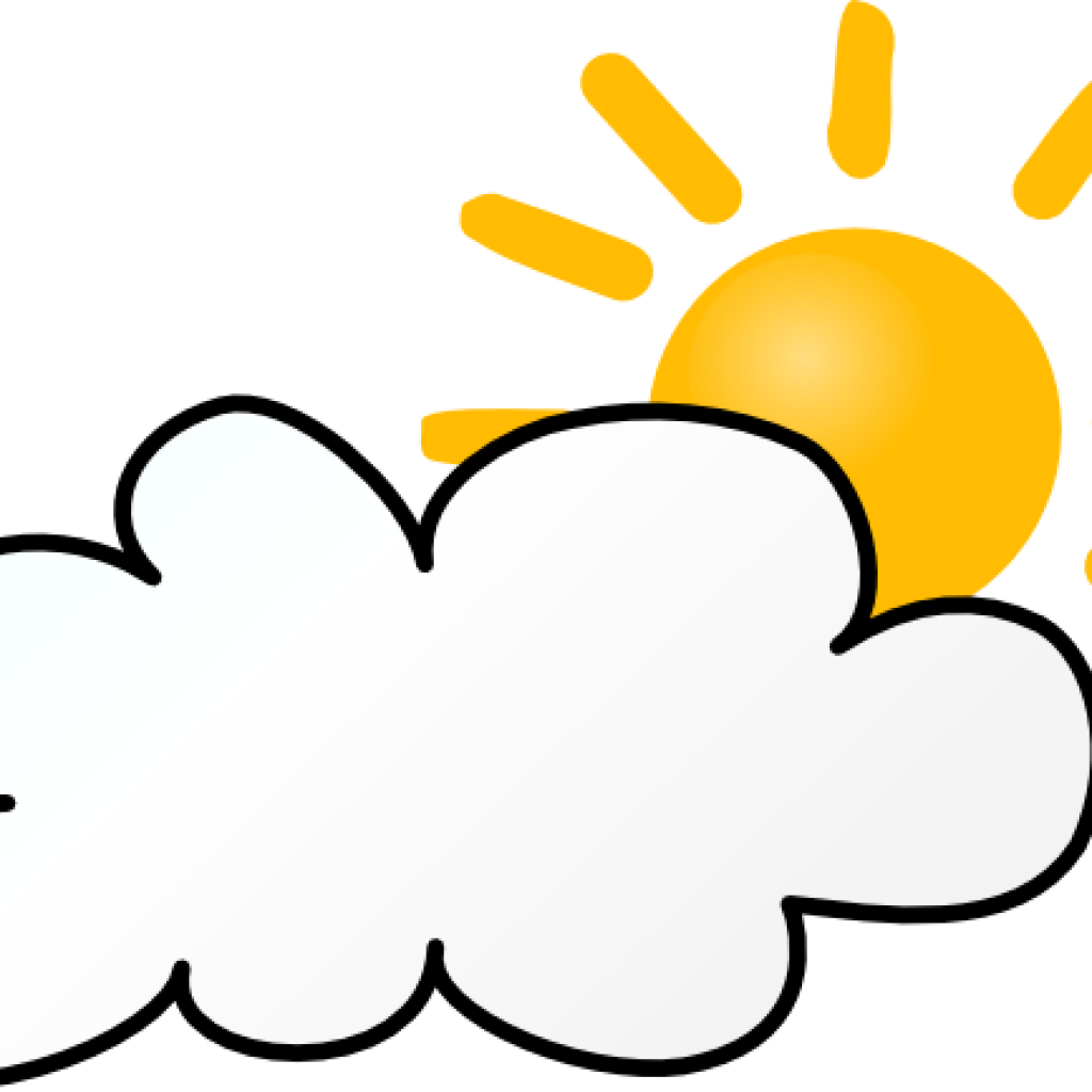 Partly Cloudy Clipart Partly Cloudy Clipart Black And - La Fiaba Del Pianeta Sky: Un Libro Di Filosofia Di (1024x1024)