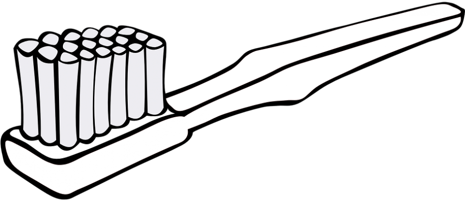 Clipart Toothbrush Toothbrush Images Pixabay Download - Coloring Picture Of Toothbrush (945x473)