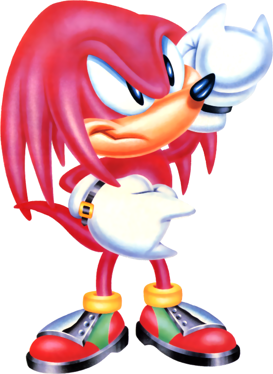 Sonic Triple Trouble - Classic Knuckles The Echidna (561x768)