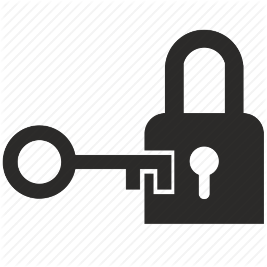 Download Key Opening Door Icon Clipart Padlock Key - Clip Art Key And Door (900x900)