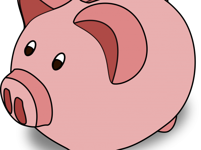 Pig Clipart Savings - Custom Piggy Bank Mugs (640x480)