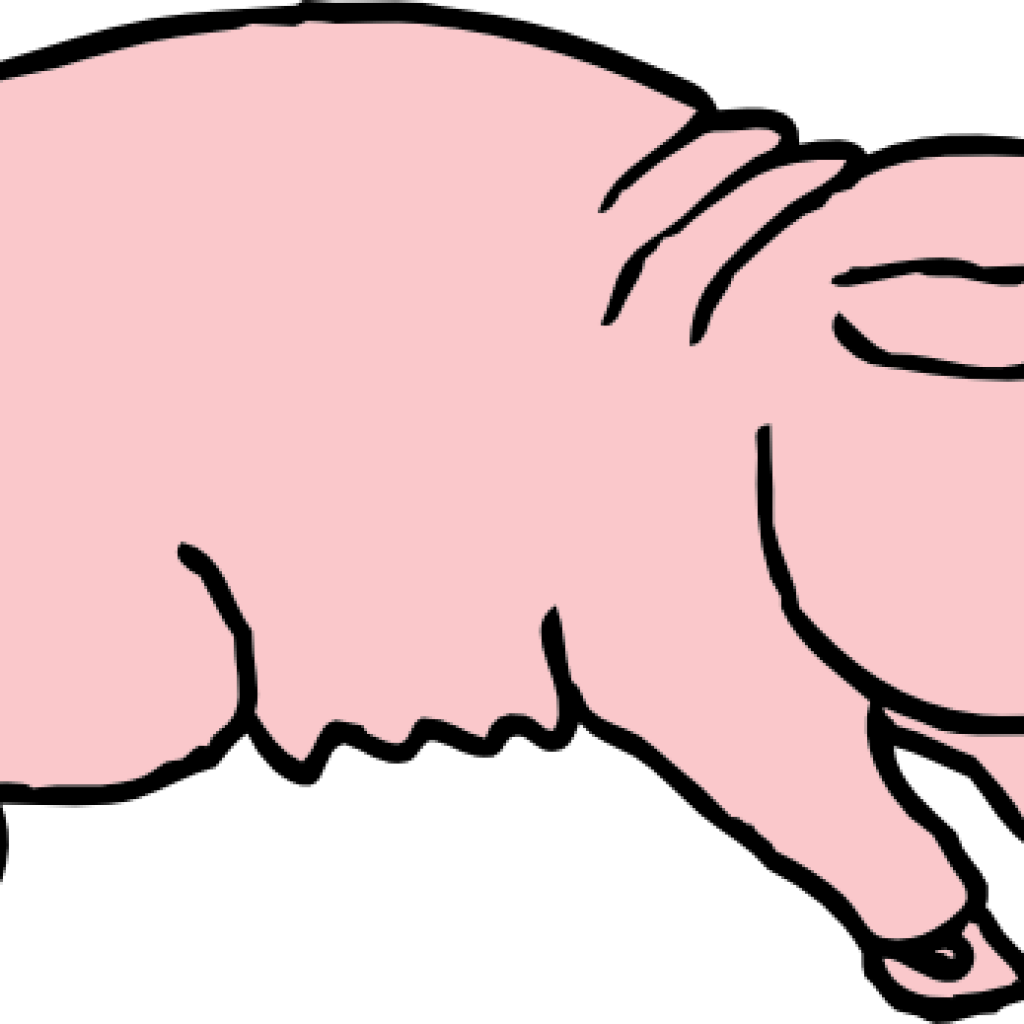 Free Pig Clipart Pig Clipart Clipart Panda Free Clipart - Custom Cartoon Pig Throw Blanket (1024x1024)