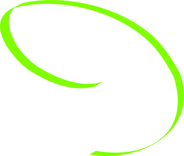 How To Set Use Green Swirl Light Clipart - Circle (600x509)