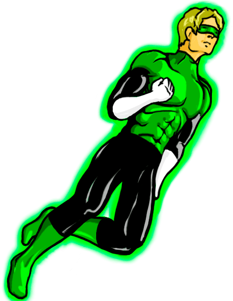 How To Draw Green Lantern Step By Step Easy - Green Lantern (600x600)