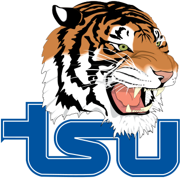 Tennessee State Tigers And Lady Tigers - Tennessee State University Tiger (400x363)