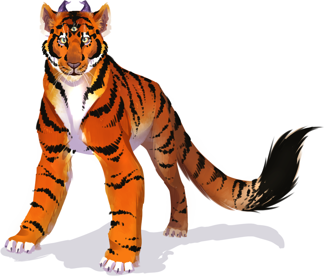 Ajna Sketch - Bengal Tiger (1038x884)