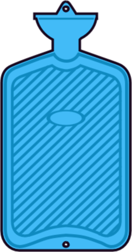 Bottles Clipart Clipart - Hot Water Bottle Cartoon (260x495)