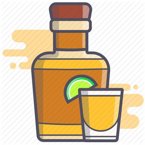 Alcohol Booze Shot Icon - Tequila Icon Png (512x512)