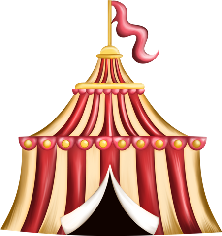 Album - Vintage Circus Tent Png (451x480)