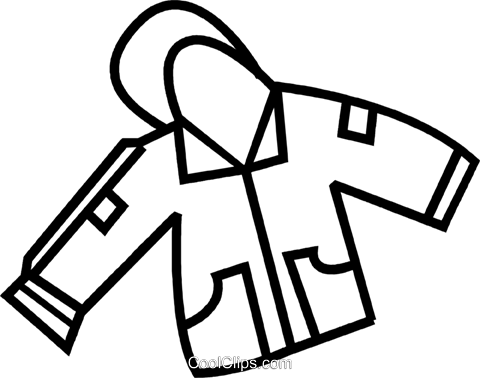 Winter Coat Royalty Free Vector Clip Art Illustration - Letter J Worksheets For Nursery (480x378)