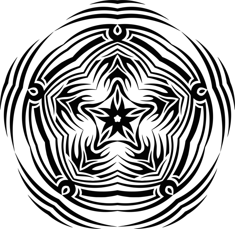 Computer Icons Black And White Dragon Line Art - Tribal Dragon (769x750)