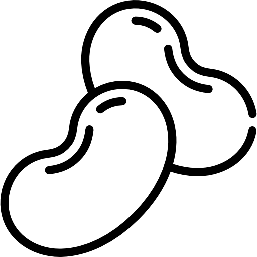 Banner Black And White Gelatin Dessert Computer Icons - Bean Clipart Black And White (512x512)