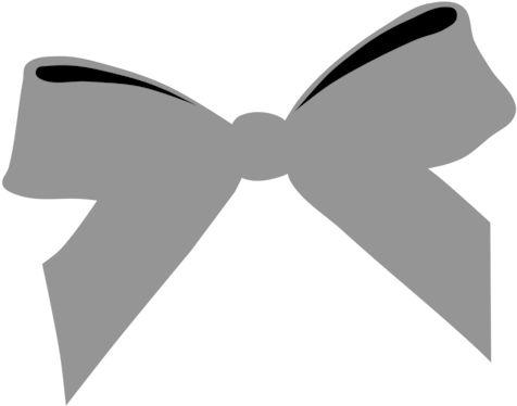 Black Ribbon Bow Tie Awareness Ribbon - Black Ribbon Clip Art (530x750)
