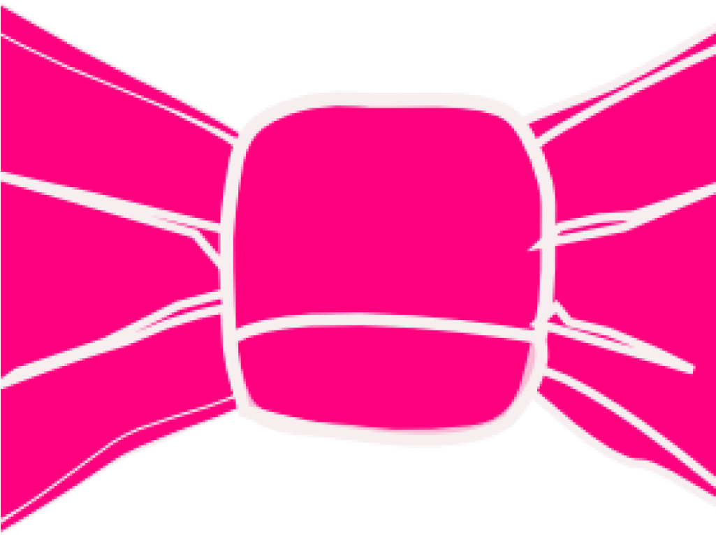 Pink Bow Clipart Pink Bow Clip Art At Clker Vector - Purple Bow Tie Clipart (1024x1024)