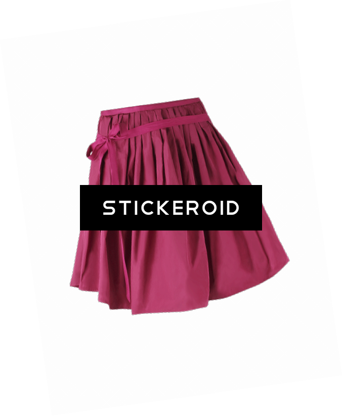 Skirt Pink Ribbon - Miniskirt (676x823)