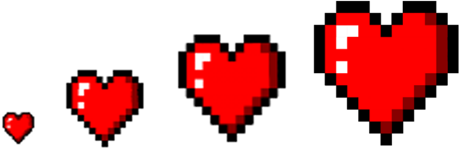 Preview - 8 Bit Heart Icon (1007x384)