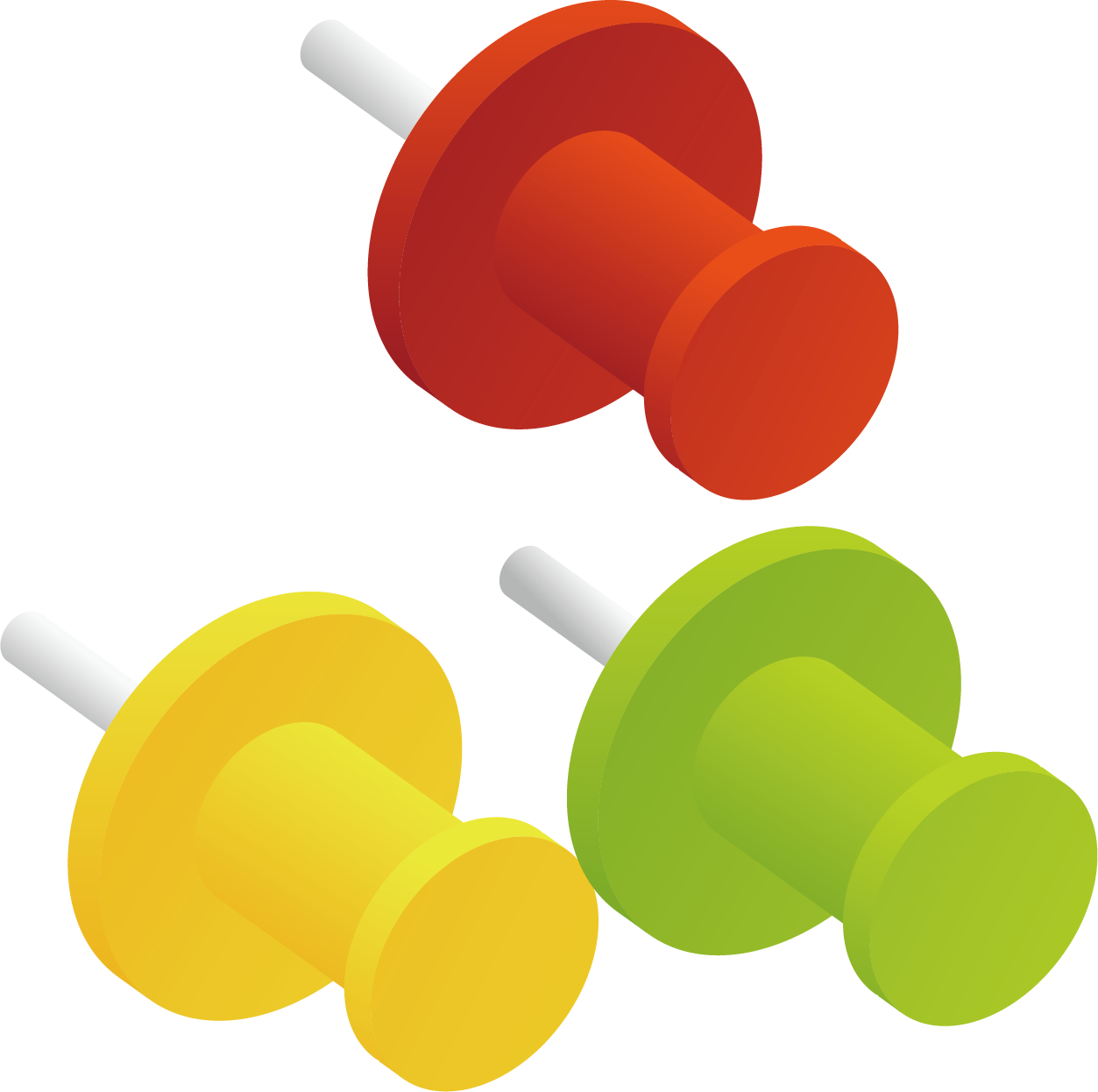 Material Drawing Pin Nail - Vector Graphics (1253x1246)