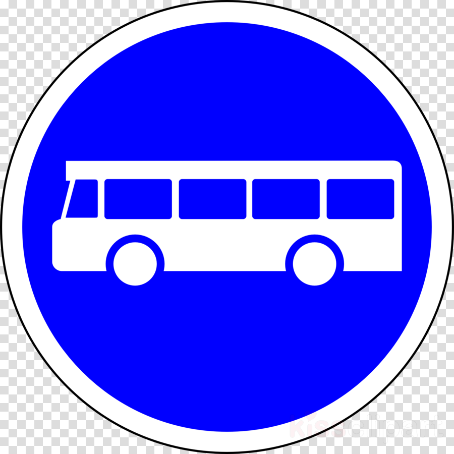 Bus Road Sign Clipart Bus Traffic Sign Stop Sign - Verkehrszeichen Bus (900x900)