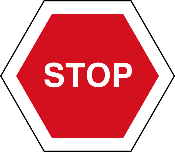 Bhutan Stop Sign - Stop Sign (600x520)