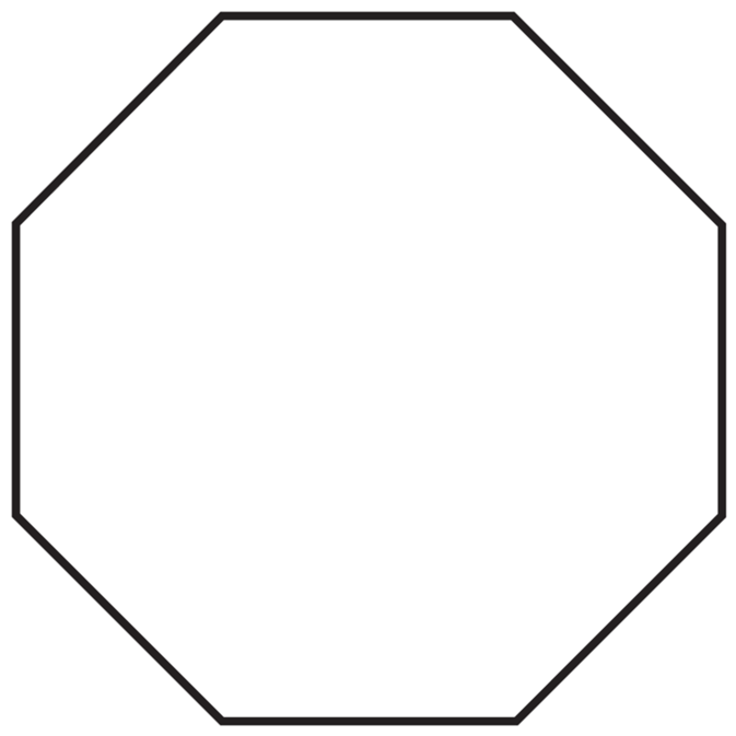 Stop Sign Yard Signs - 8 Side Shape (673x673)