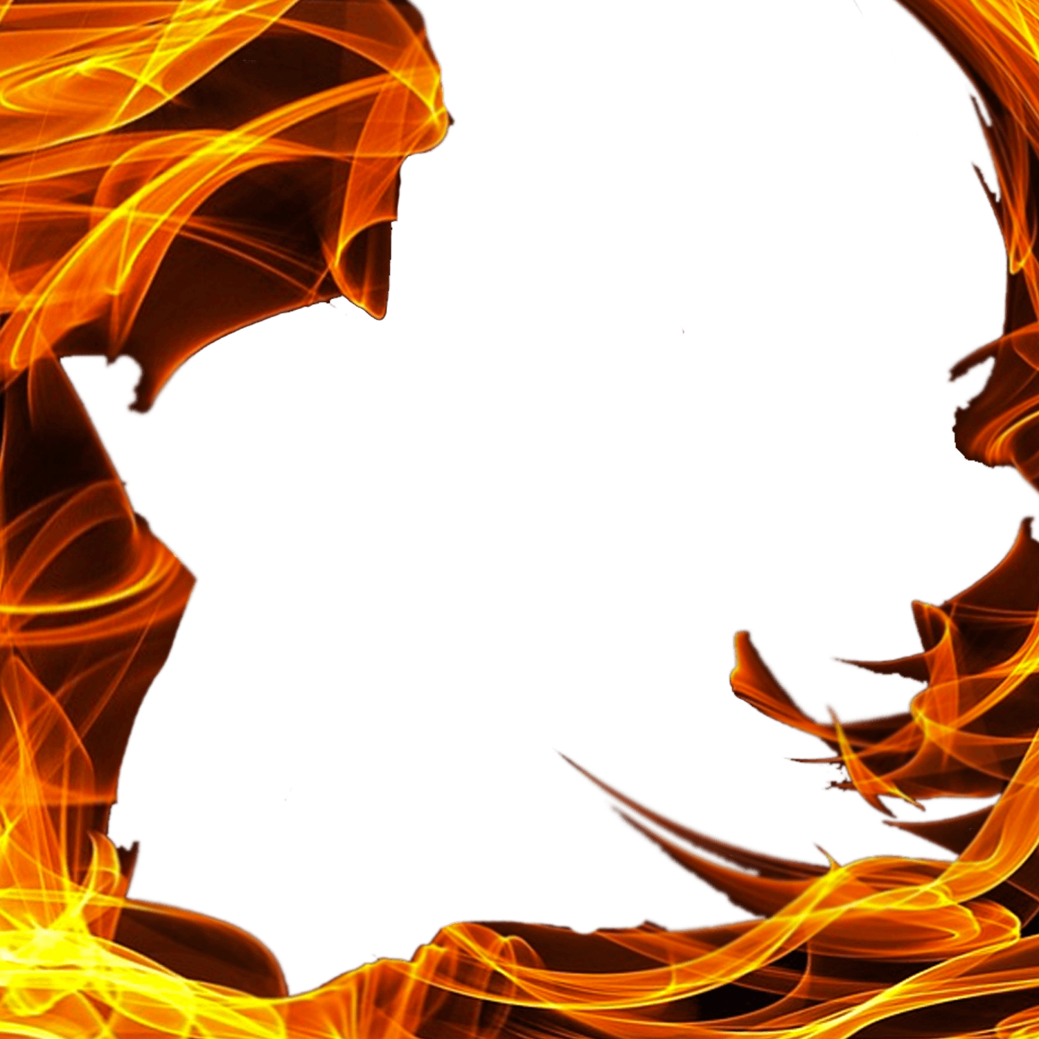 Square Transparent Png Stickpng - Frame Of Fire Png (1500x1500)