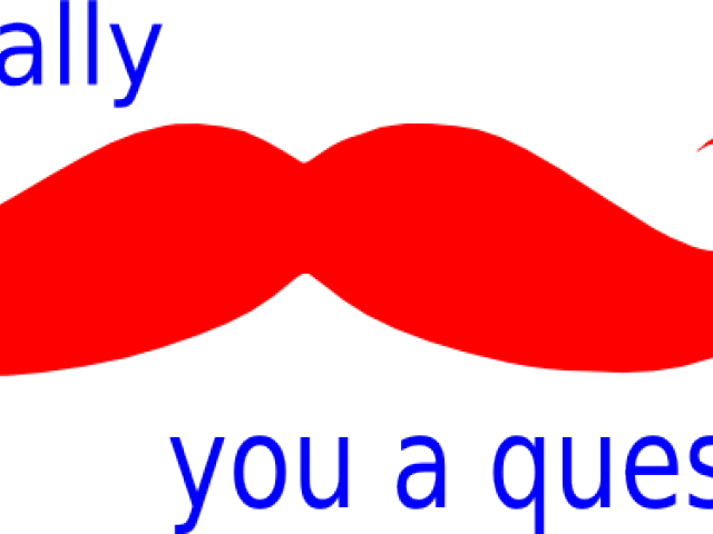 Moustache Clipart Red Mustache - Red Mustache Clip Art (640x480)