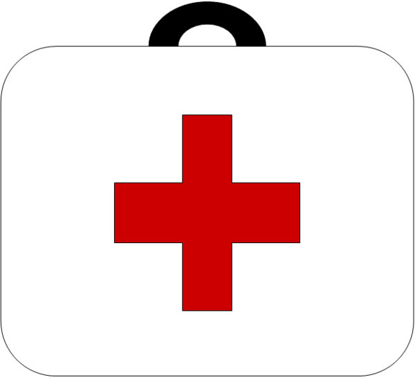 First Aid Kit Clip Art - Airasia Hand Carry Luggage Size (600x546)