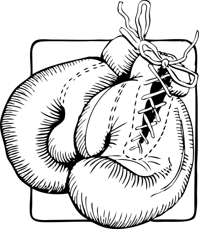 Boxing Glove Baseball Glove Computer Icons Free Commercial - Guantes De Box Dibujo A Lapiz (651x750)