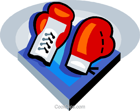 Boxing Gloves Royalty Free Vector Clip Art Illustration - Boxing Gloves Royalty Free Vector Clip Art Illustration (480x381)