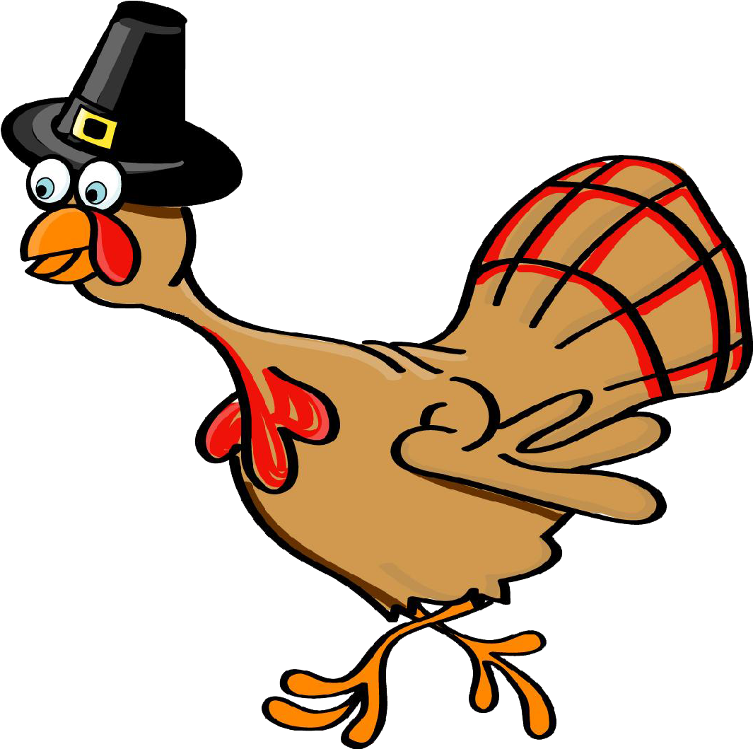 Funny Thanksgiving Turkey Clipart - Thanksgiving Parade Clip Art (1096x1058)