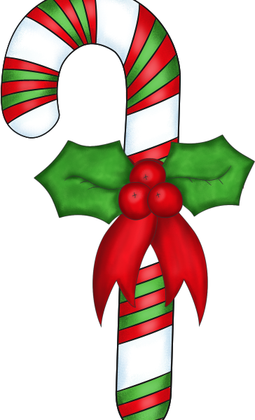 Candy Cane Pictures Clip Art Collection Of 14 Free - Christmas Candy Cane Clipart (364x600)