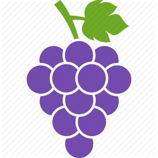 Grape Vine Icon Clipart Common Grape Vine Wine - Grapes Clipart (512x512)