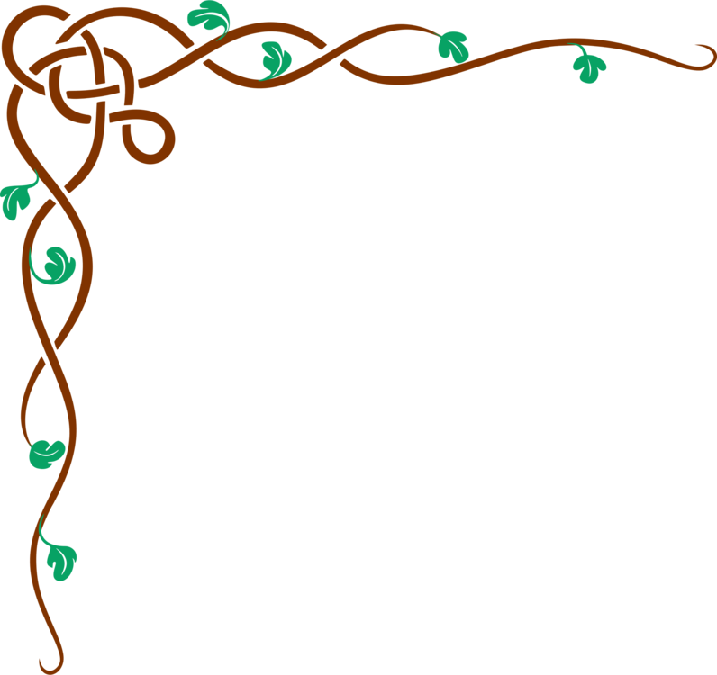 Grapevines Blog Drawing Video Clip - Simple Page Border Design (796x750)