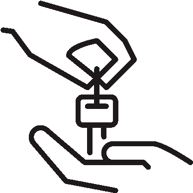 No Pressure - Hand In Key Icon (400x400)