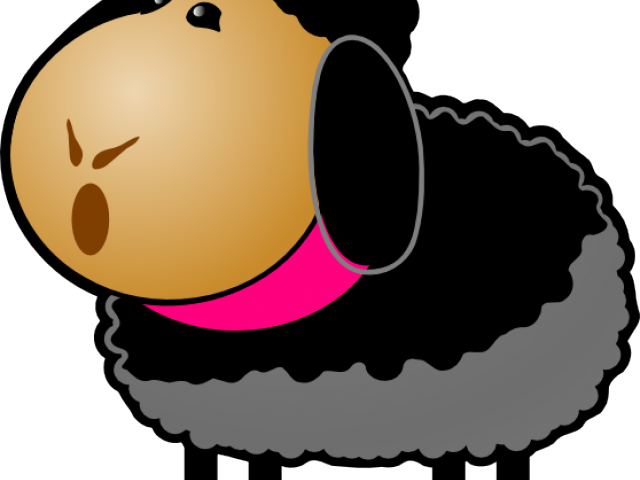 Cartoon Sheep Clipart - Baa Baa Black Sheep Clip Art (640x480)
