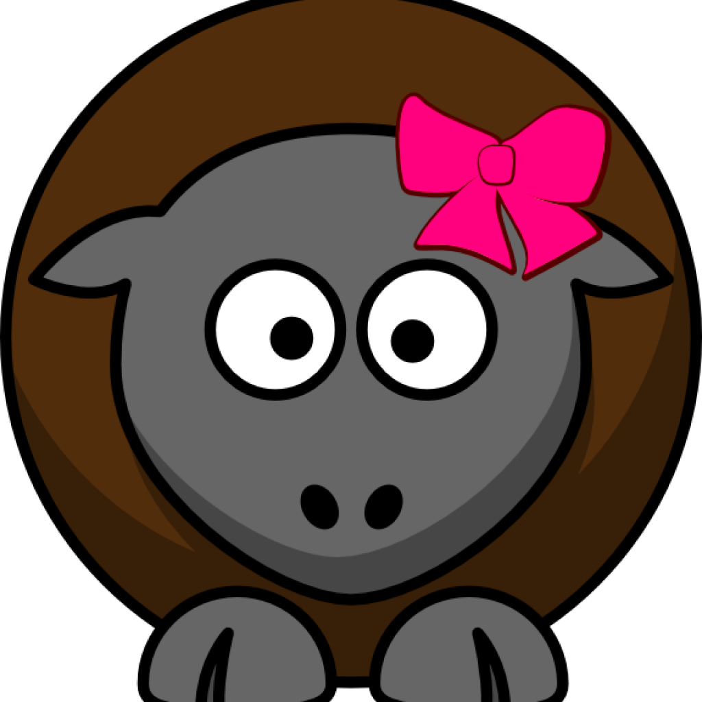 Cartoon Sheep Clipart Sheep Cartoon Clip Art At Clker - Sheep Cartoon Clipart Png (1024x1024)