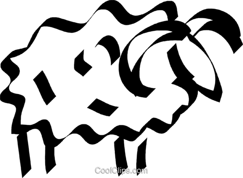 Sheep Royalty Free Vector Clip Art Illustration - Clip Art (480x352)