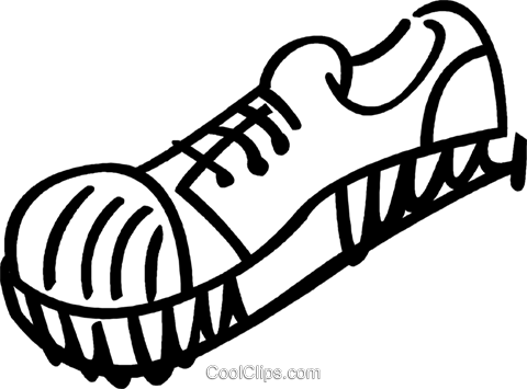 Running Shoes Royalty Free Vector Clip Art Illustration - Clip Art (480x355)