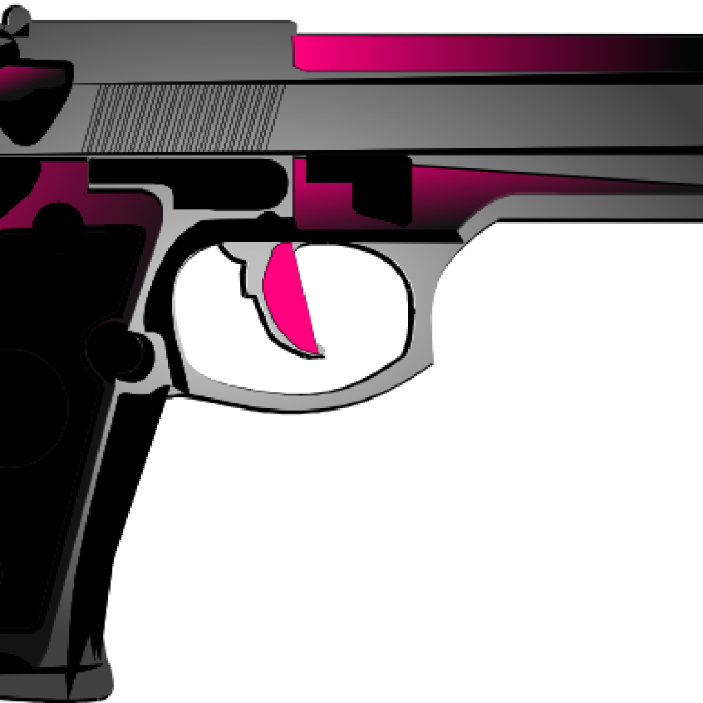Handgun Clip Art Womens Guns Pink Handgun Clip Art - Women's Guns (1024x1024)