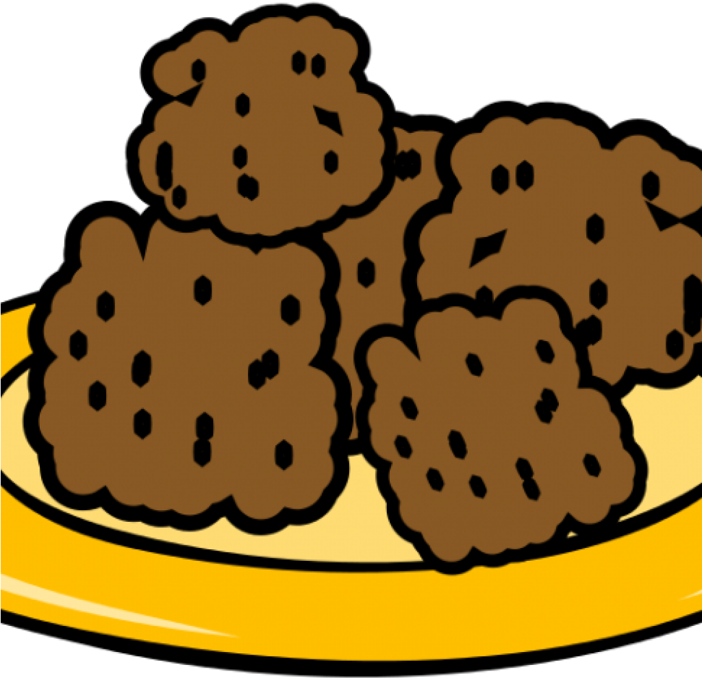 Cookie Clipart Small Free - Cafepress Custom Plate Of Meatballs Throw Pillow (1024x1024)