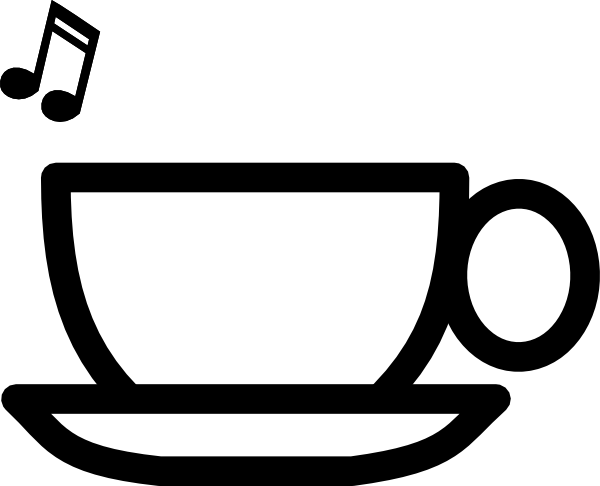 Cookies Clipart Black And White Panda Free Images Clipart - Black And White Cup Plates (600x486)