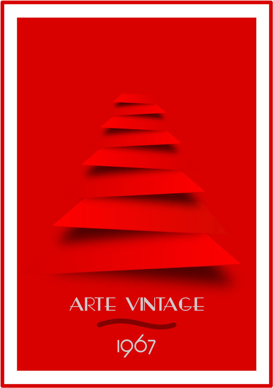Christmas Tree Clipart Christmas Tree Albero Vintage - Christmas Tree (900x1273)