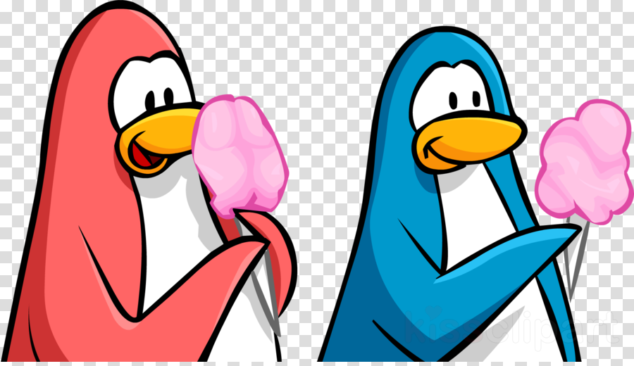Club Penguin Cotton Candy Clipart Penguin Cotton Candy - Clip Art (900x520)
