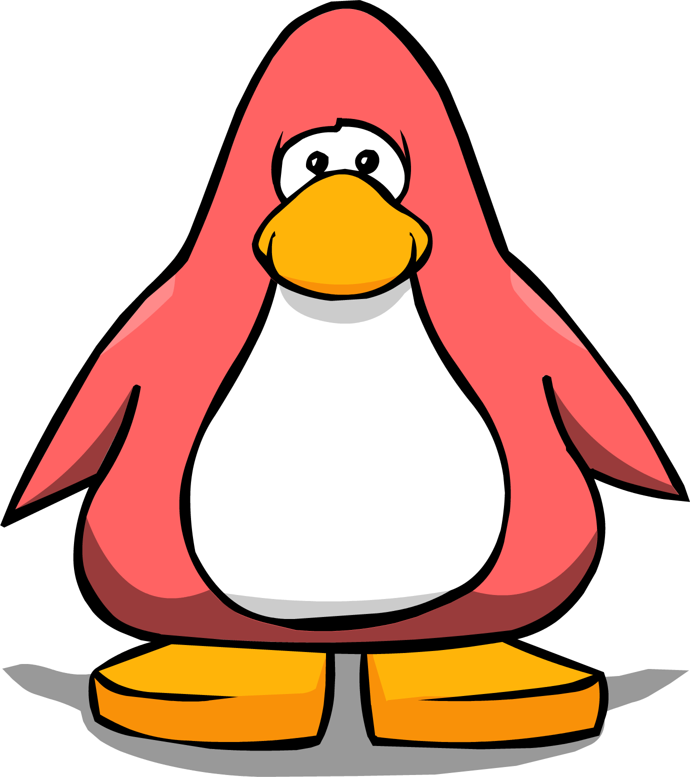 Grey Clipart Penguin - Club Penguin Light Blue Penguin (1380x1554)