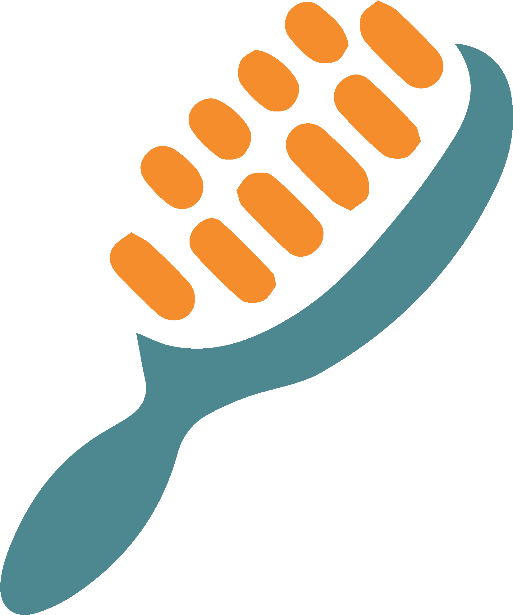 Png Freeuse Download Soaps Shampoo And Personal Care - Hair Brush Brush Icon (2083x2083)