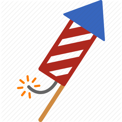 4th Of July Rockets Clipart Fireworks Independence - 4th Of July Rockets Clipart Fireworks Independence (512x512)