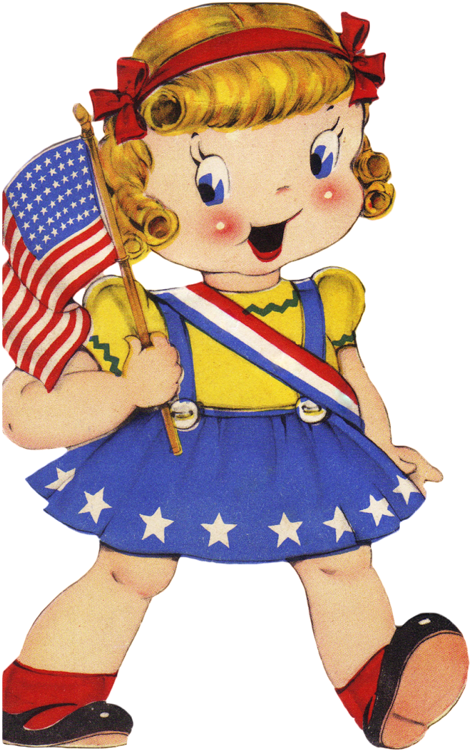 Happy Fourth Of July Clip Art N3 - Cartoon (1237x1600)